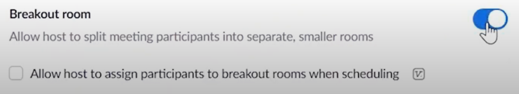 Breakout rooms