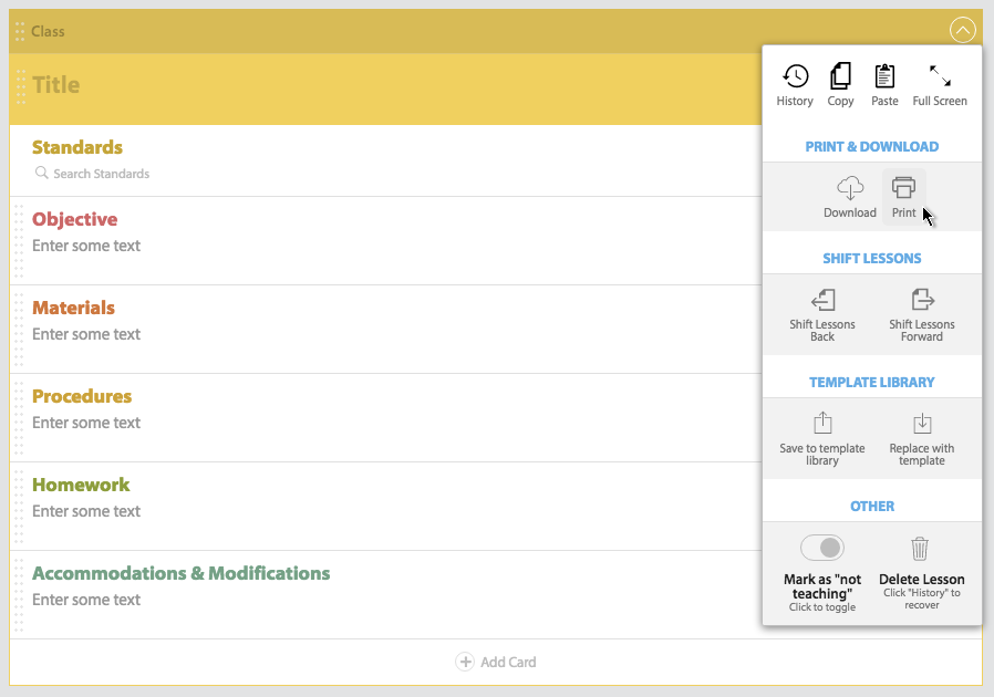 common common curriculum templates