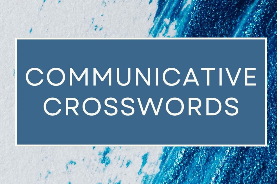 Communicative crosswords all levels