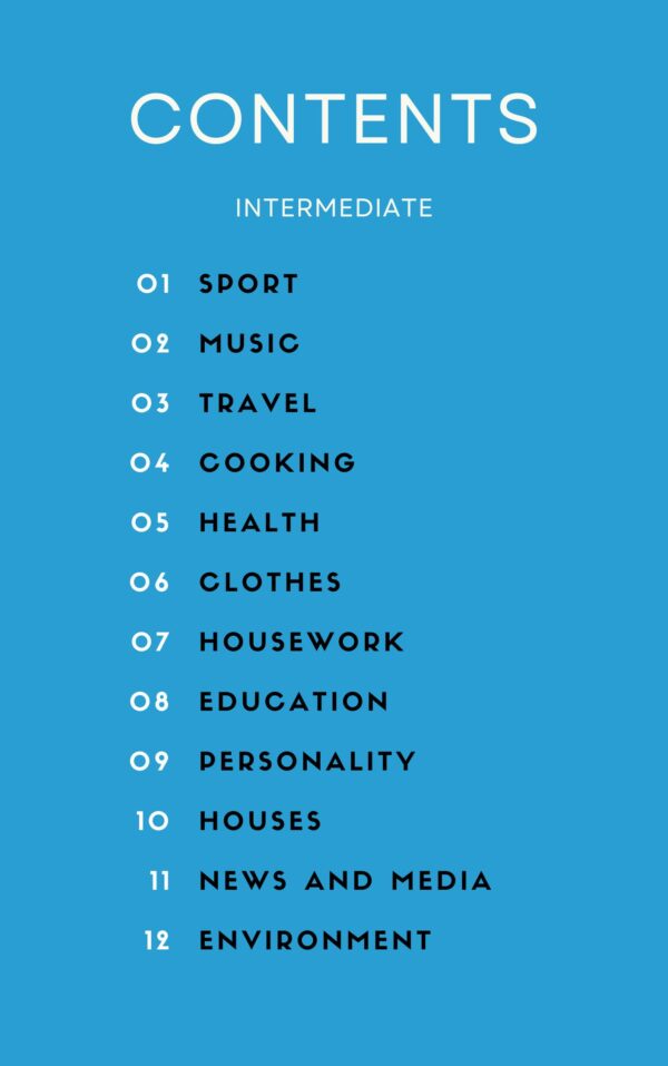 Contents intermediate Example task Communicative crosswords all levels